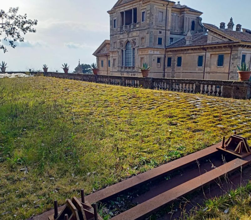 Risanamento conservativo della copertura della Cappella nel teatro delle acque di Villa Aldobrandini